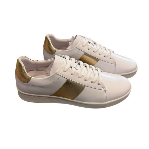 Joyasol paisley sneakers in gold/white 39 - Picture 5 of 9